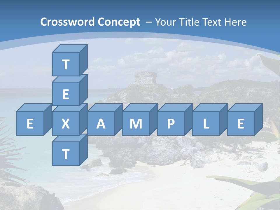 Mexico Beachfront Del PowerPoint Template