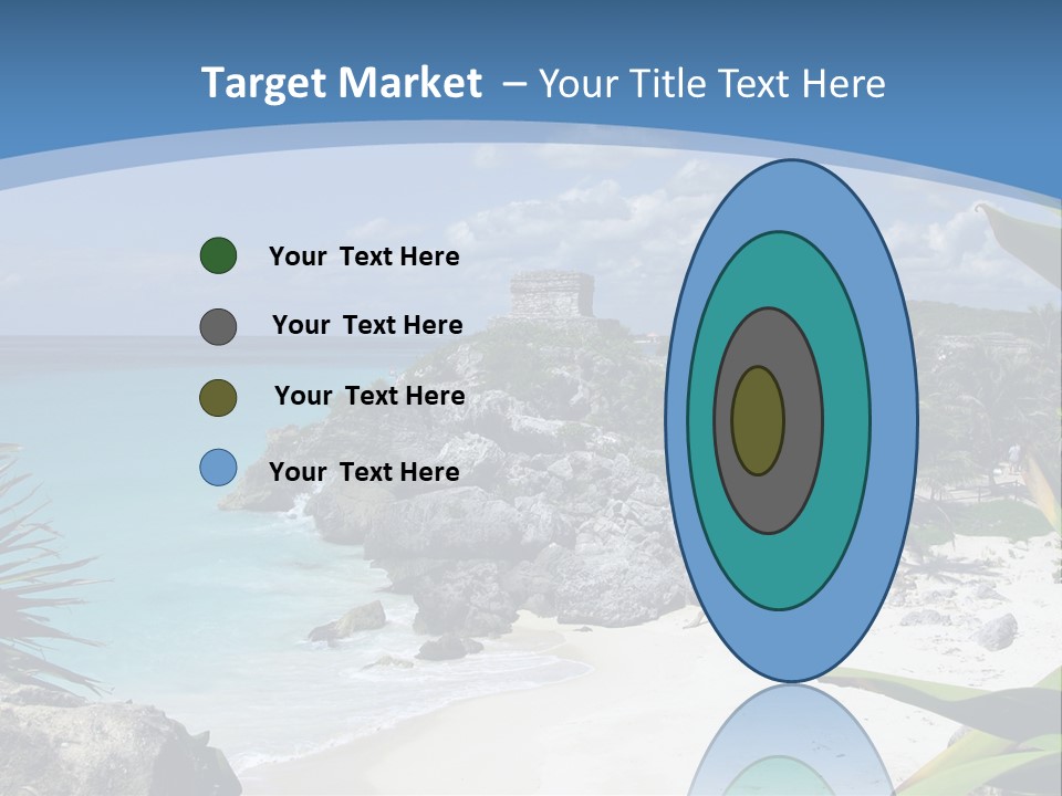 Mexico Beachfront Del PowerPoint Template