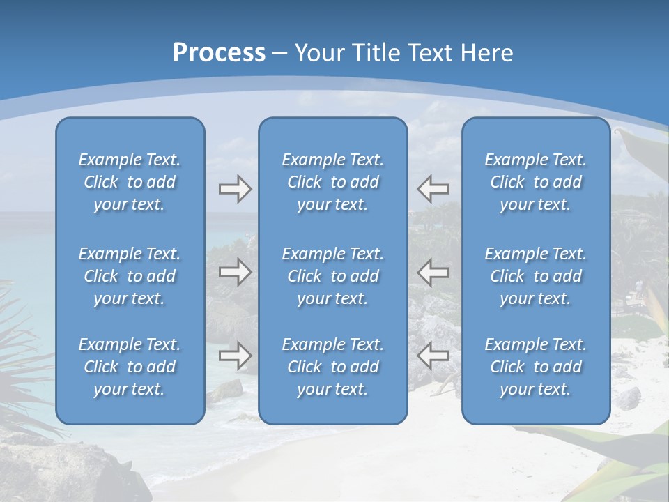 Mexico Beachfront Del PowerPoint Template