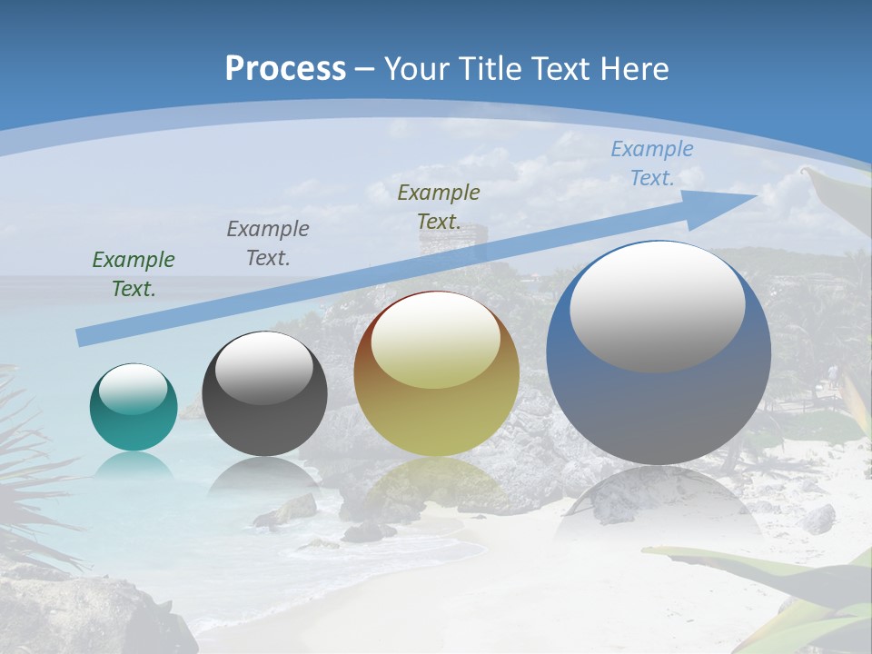 Mexico Beachfront Del PowerPoint Template