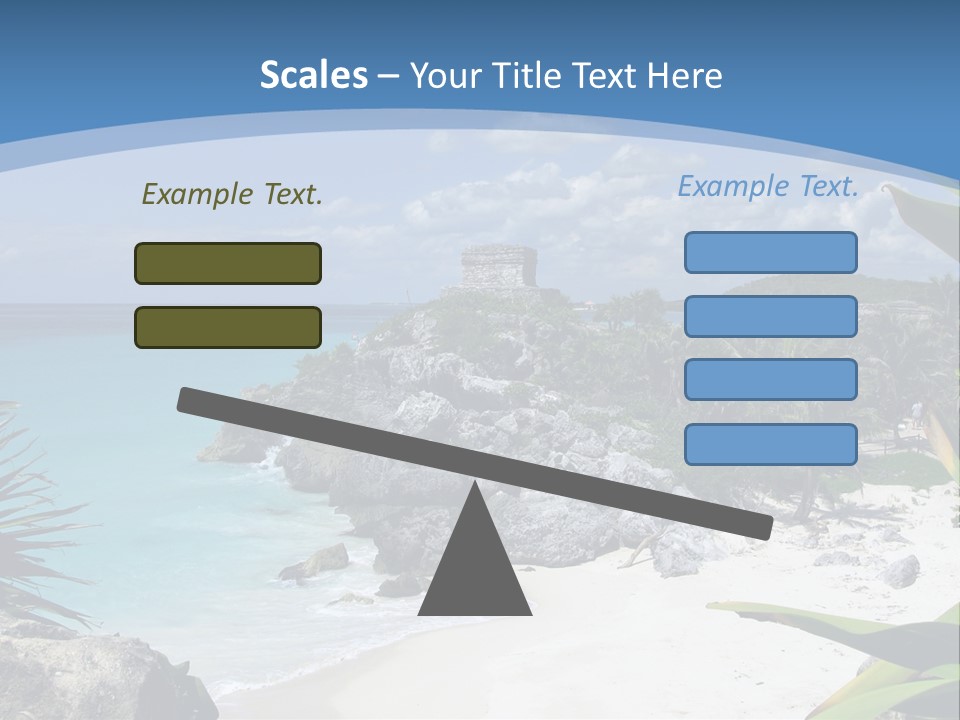 Mexico Beachfront Del PowerPoint Template