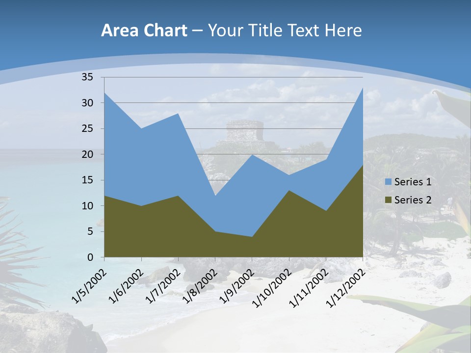 Mexico Beachfront Del PowerPoint Template