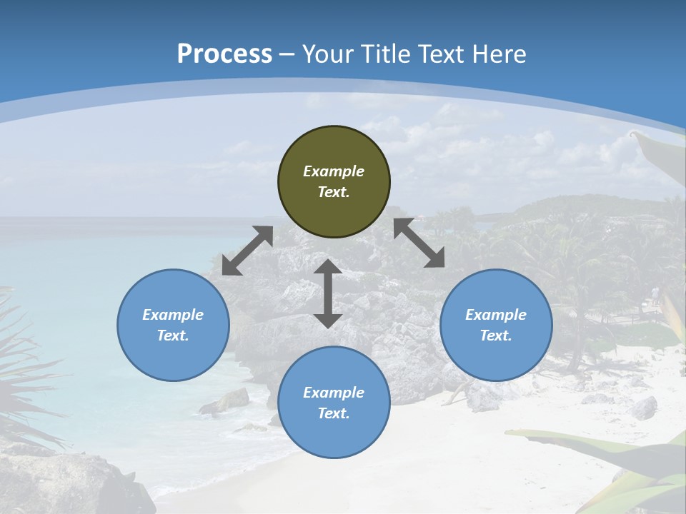 Mexico Beachfront Del PowerPoint Template