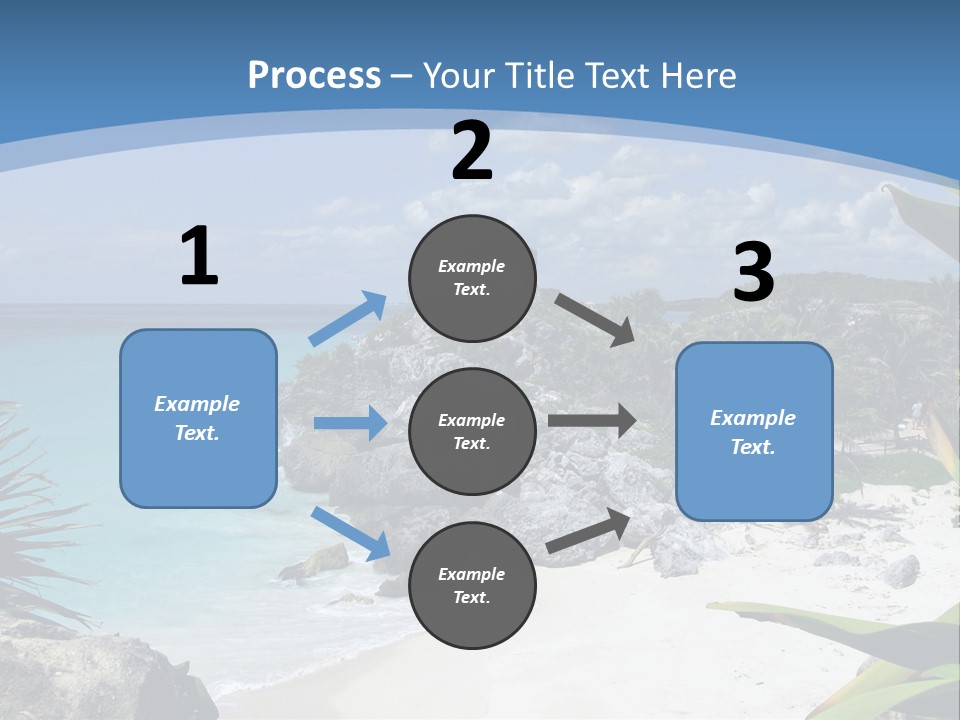 Mexico Beachfront Del PowerPoint Template
