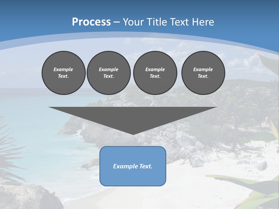 Mexico Beachfront Del PowerPoint Template