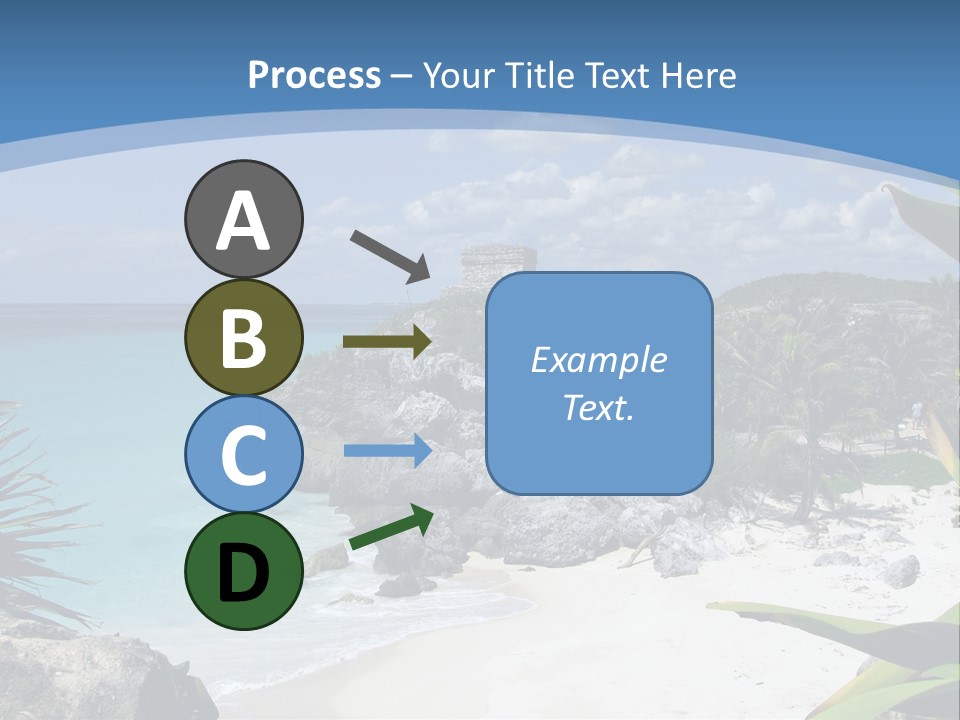 Mexico Beachfront Del PowerPoint Template