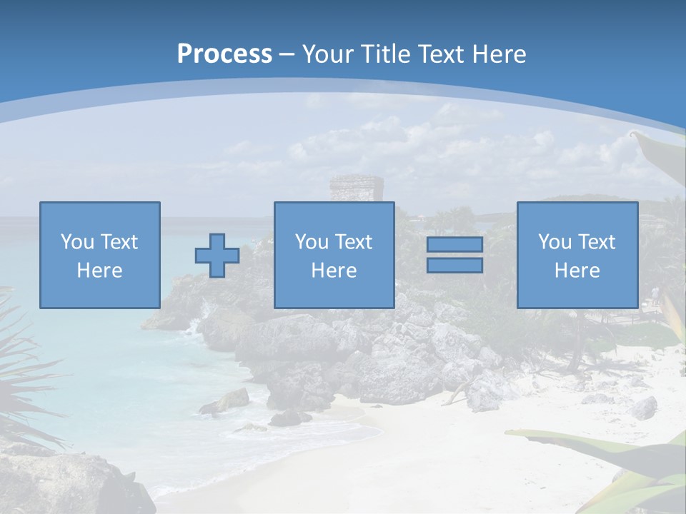 Mexico Beachfront Del PowerPoint Template