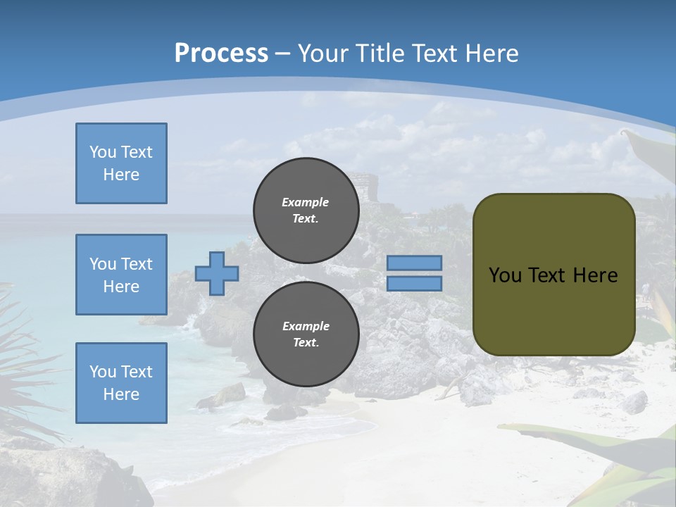 Mexico Beachfront Del PowerPoint Template