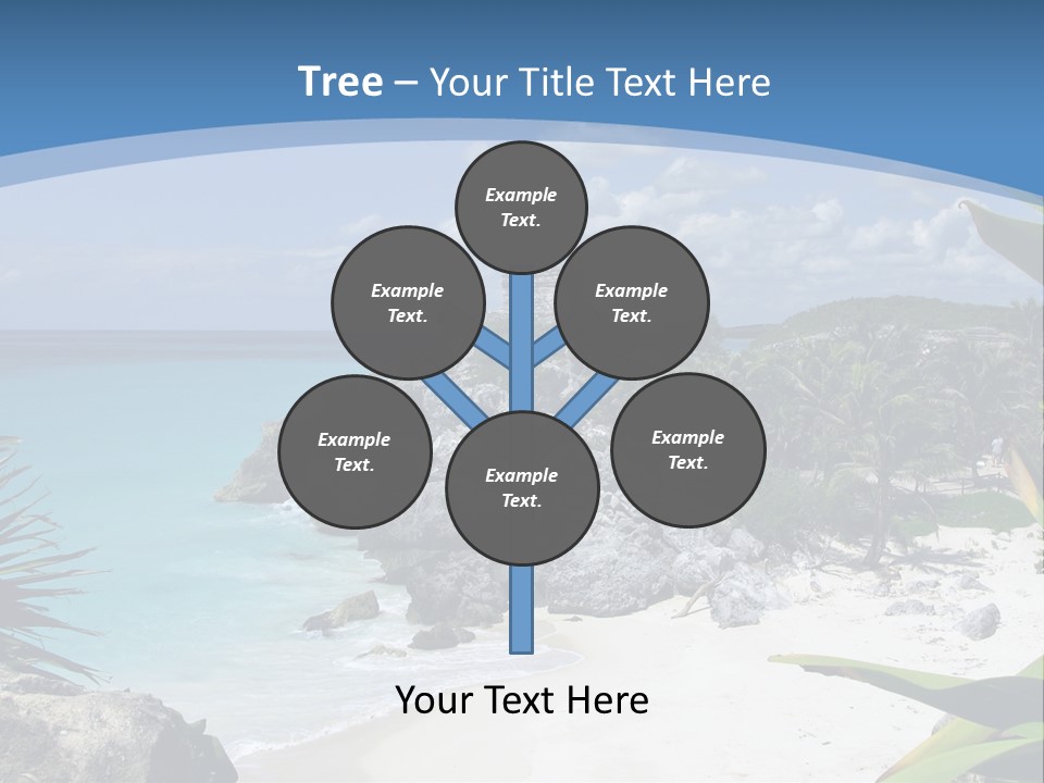 Mexico Beachfront Del PowerPoint Template