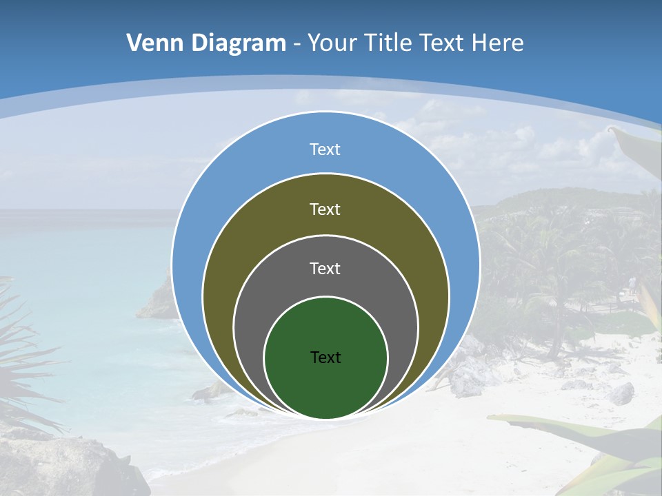 Mexico Beachfront Del PowerPoint Template
