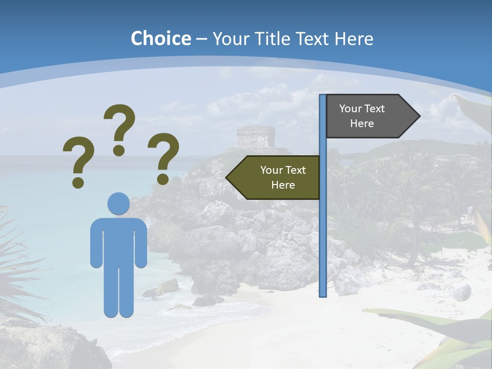 Mexico Beachfront Del PowerPoint Template
