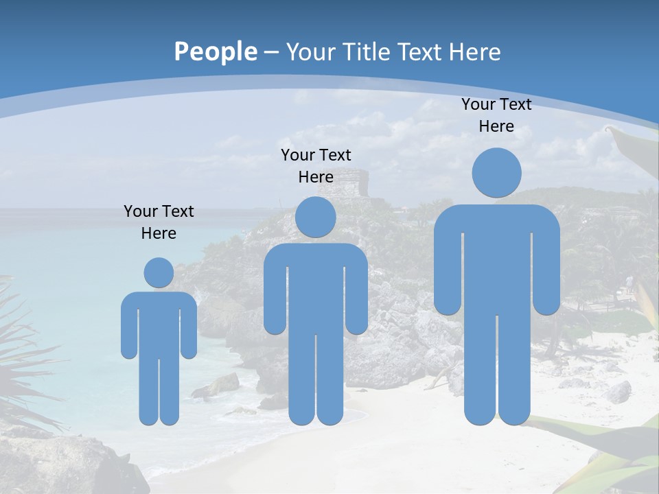 Mexico Beachfront Del PowerPoint Template