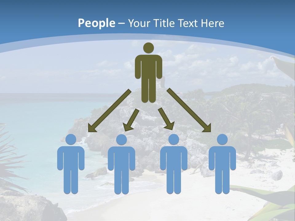 Mexico Beachfront Del PowerPoint Template