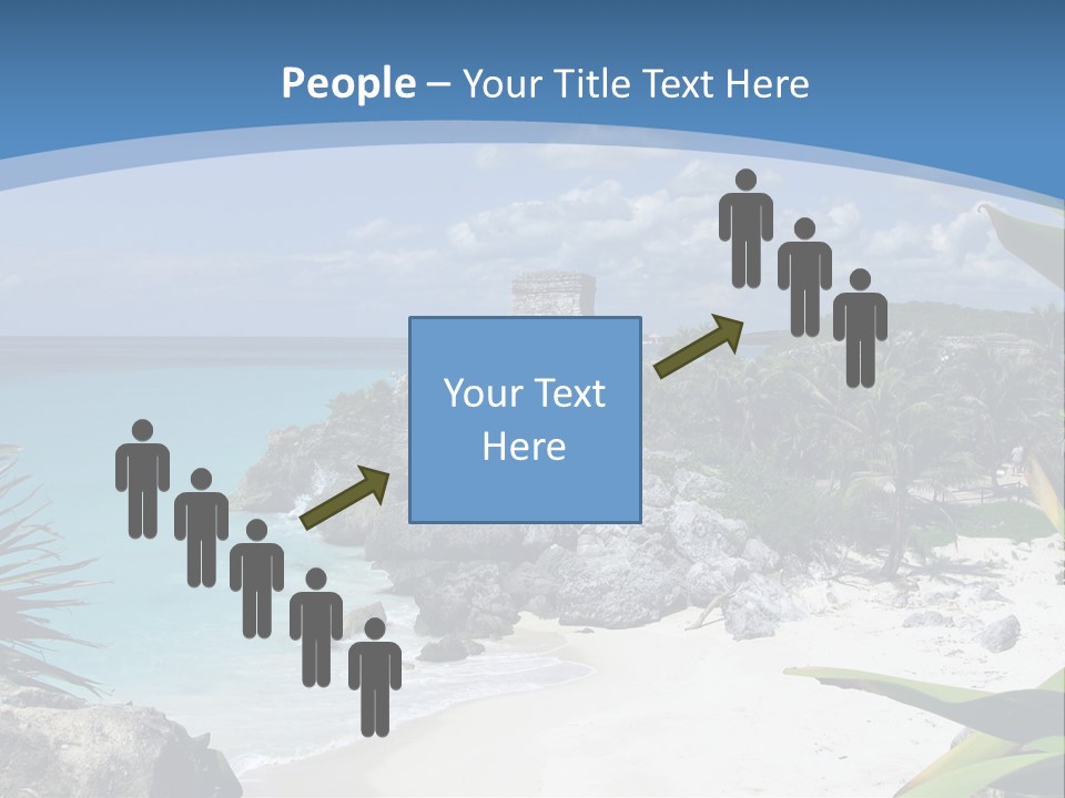 Mexico Beachfront Del PowerPoint Template