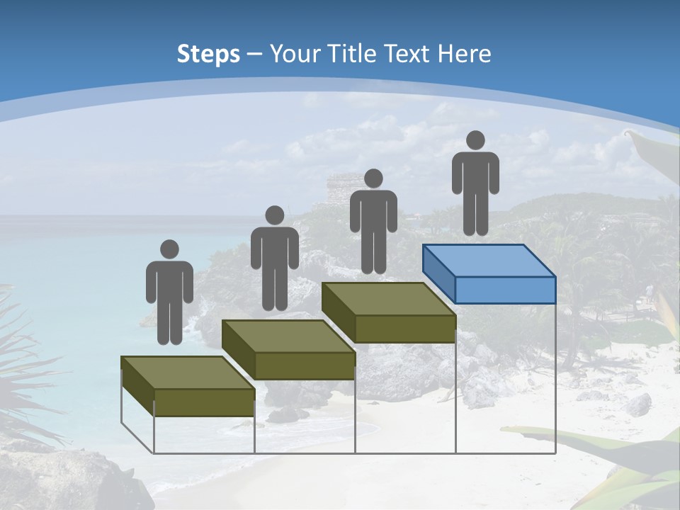 Mexico Beachfront Del PowerPoint Template