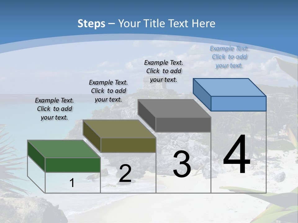 Mexico Beachfront Del PowerPoint Template