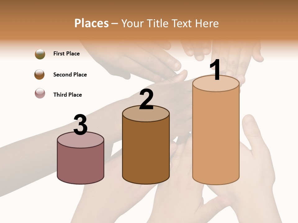 Unity Community Hand PowerPoint Template