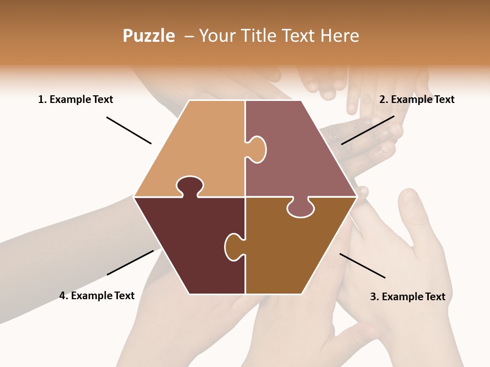 Unity Community Hand PowerPoint Template