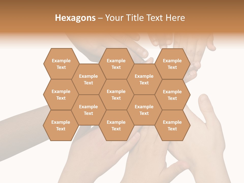 Unity Community Hand PowerPoint Template