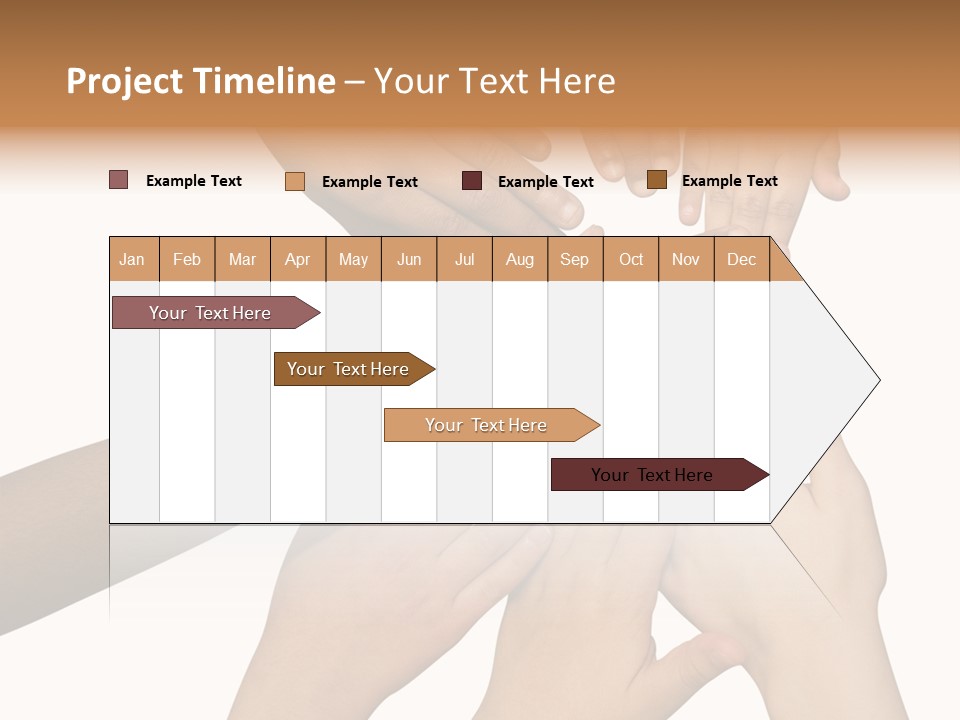 Unity Community Hand PowerPoint Template