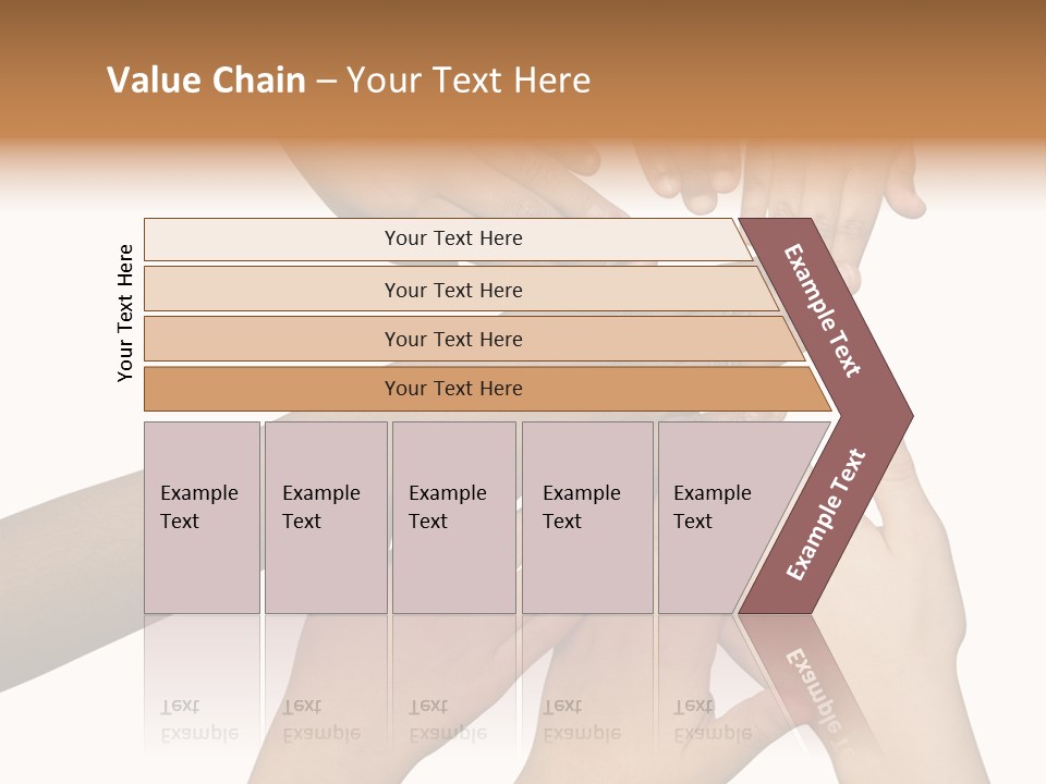 Unity Community Hand PowerPoint Template