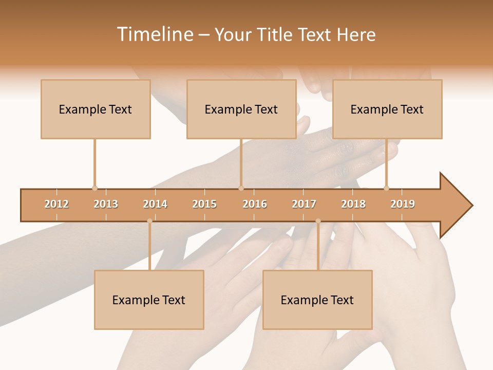 Unity Community Hand PowerPoint Template