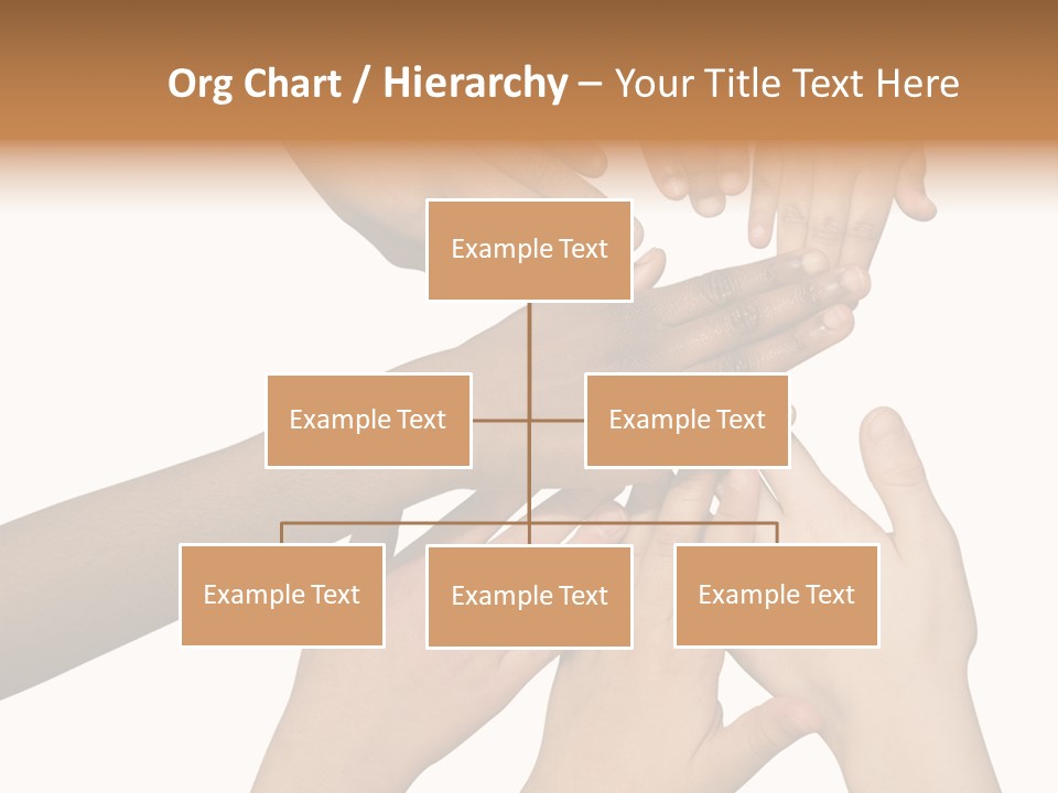Unity Community Hand PowerPoint Template