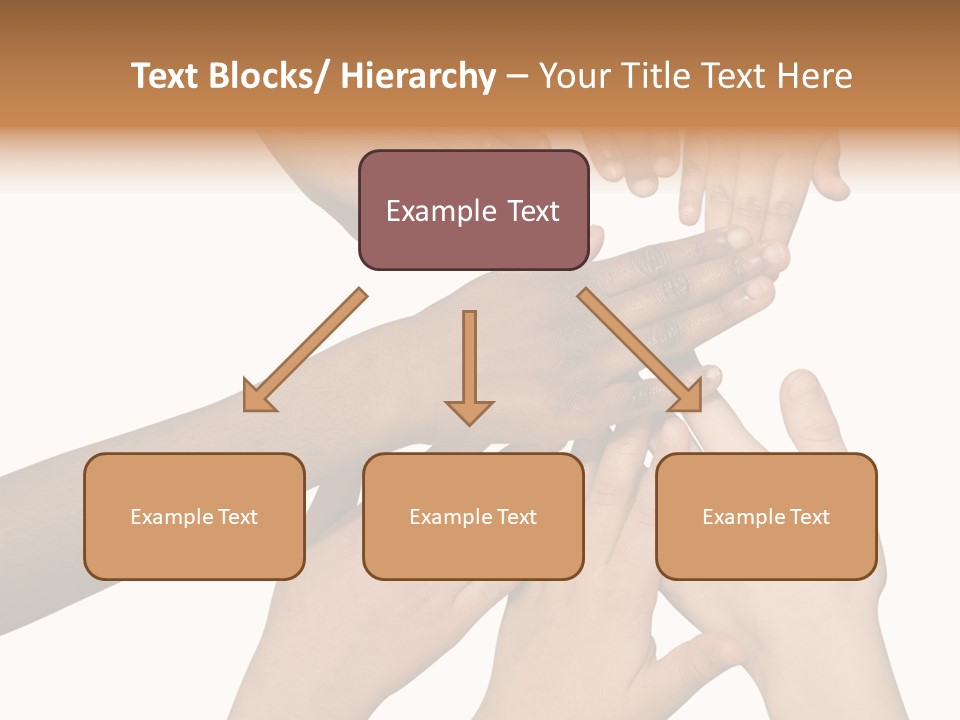 Unity Community Hand PowerPoint Template