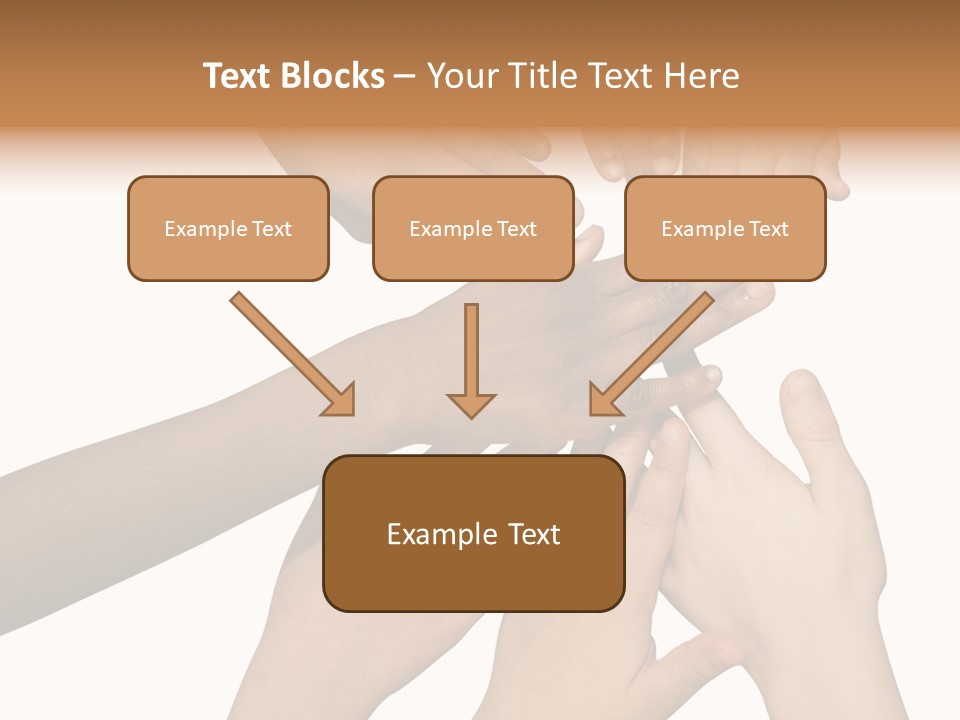 Unity Community Hand PowerPoint Template