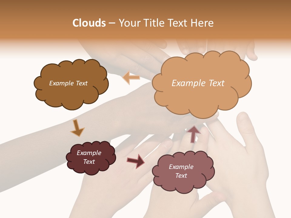 Unity Community Hand PowerPoint Template