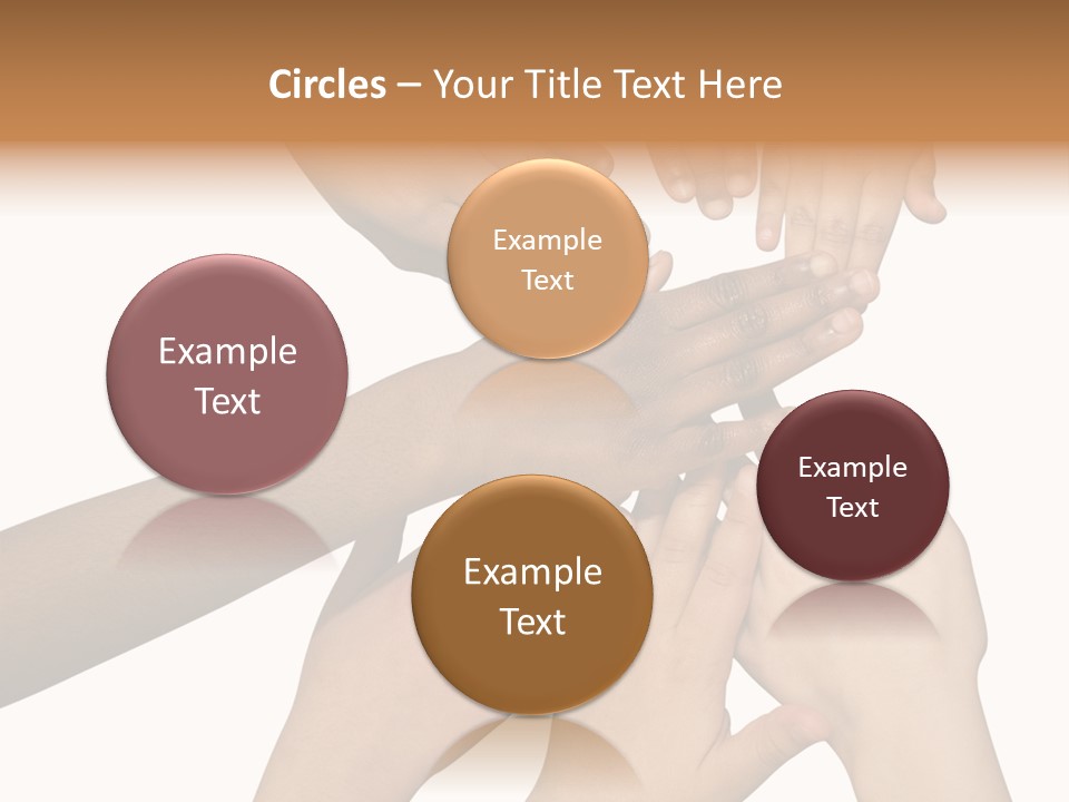 Unity Community Hand PowerPoint Template