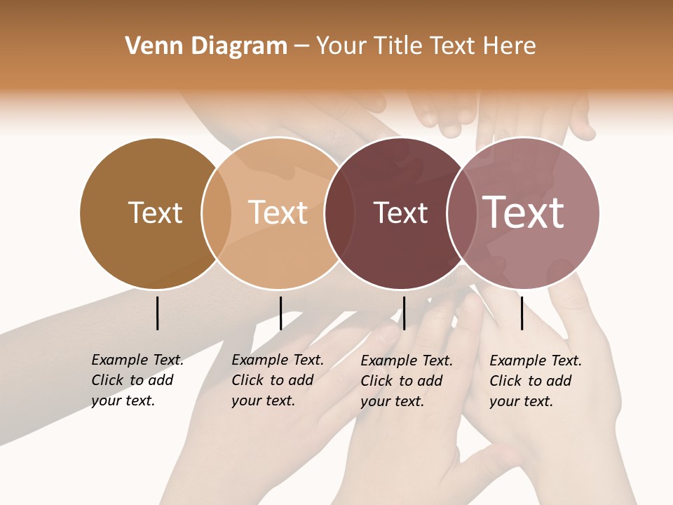 Unity Community Hand PowerPoint Template