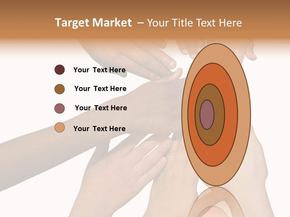 Unity Community Hand PowerPoint Template