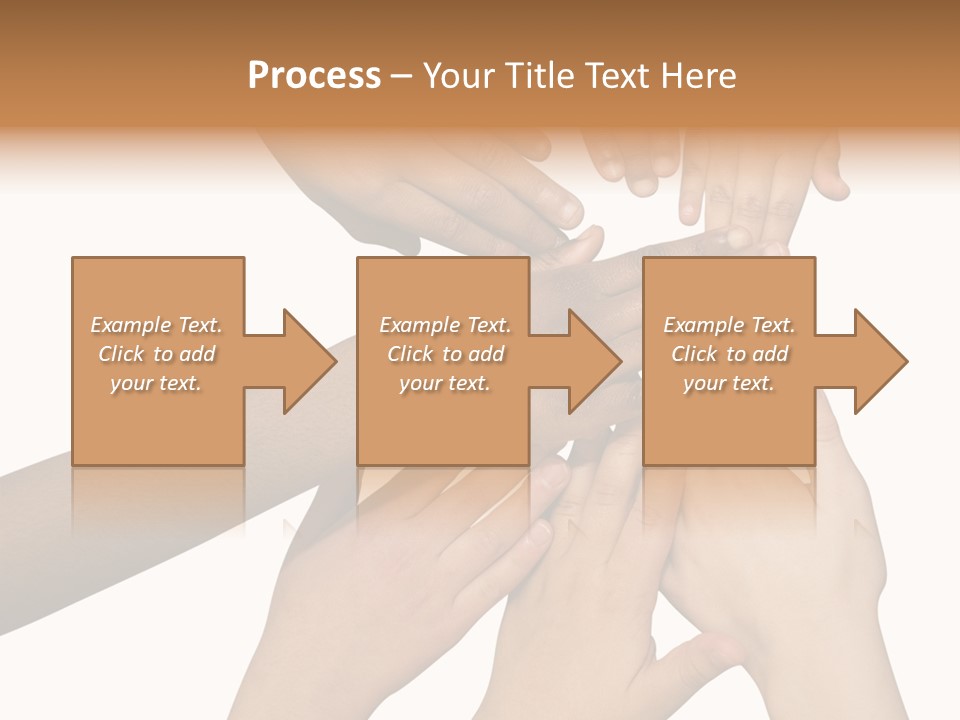 Unity Community Hand PowerPoint Template