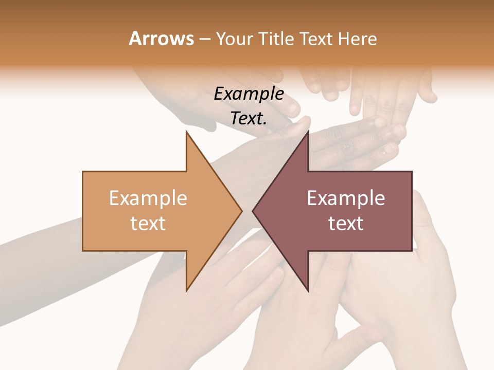 Unity Community Hand PowerPoint Template