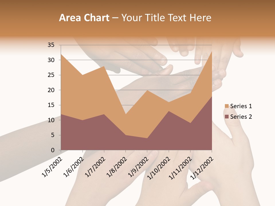 Unity Community Hand PowerPoint Template