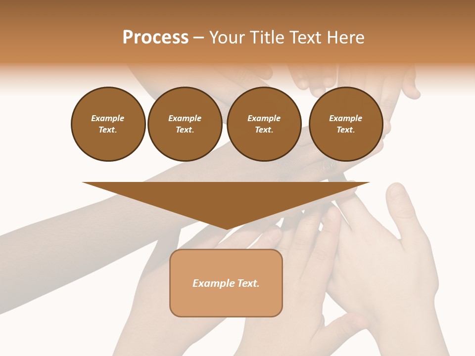 Unity Community Hand PowerPoint Template