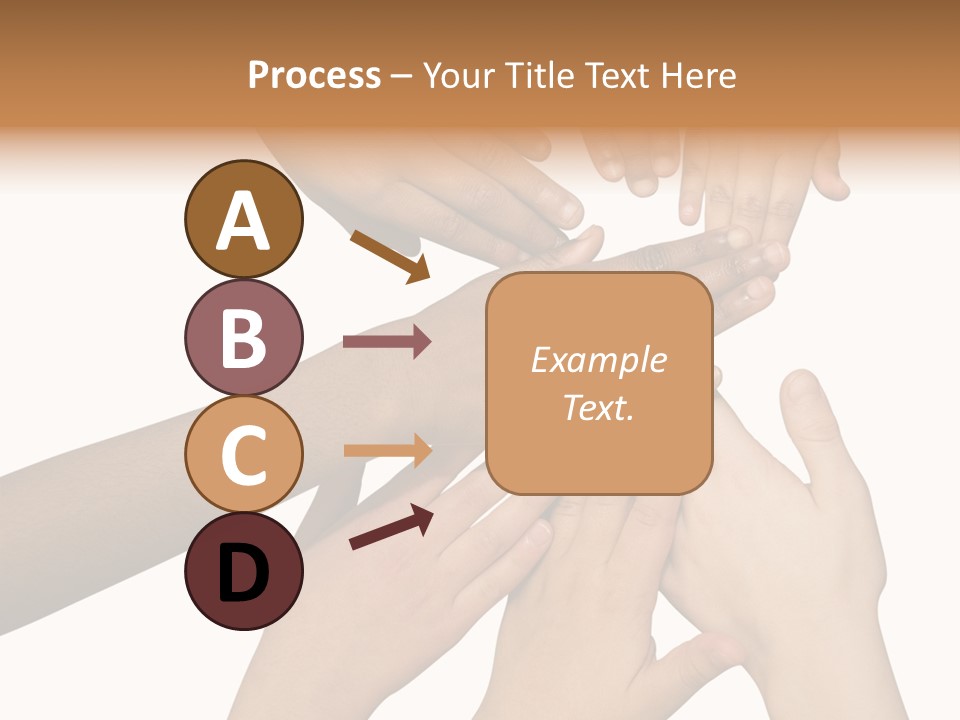Unity Community Hand PowerPoint Template