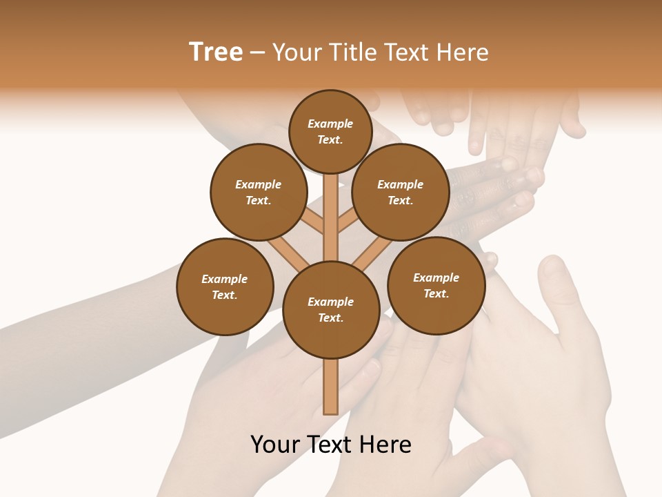 Unity Community Hand PowerPoint Template