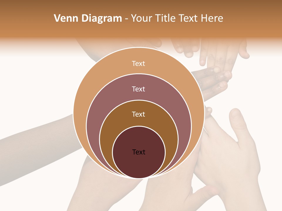 Unity Community Hand PowerPoint Template