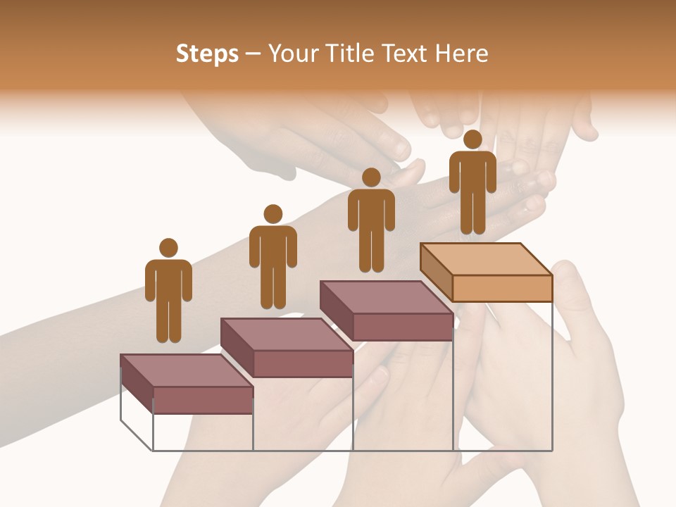 Unity Community Hand PowerPoint Template