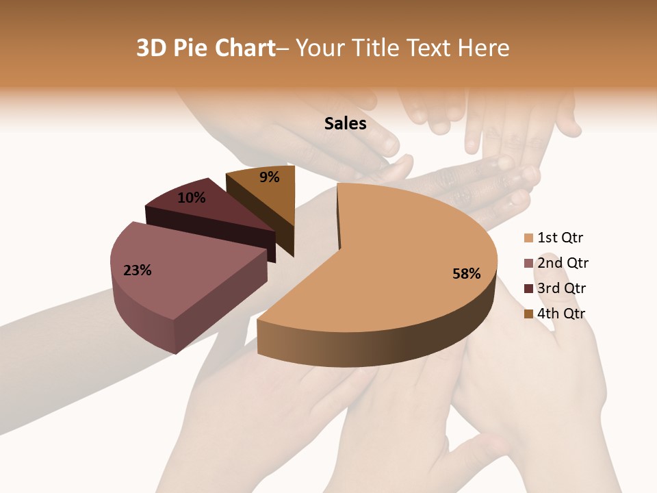 Unity Community Hand PowerPoint Template