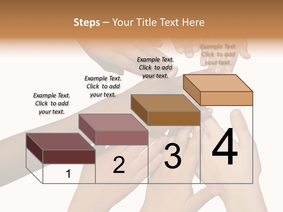 Unity Community Hand PowerPoint Template