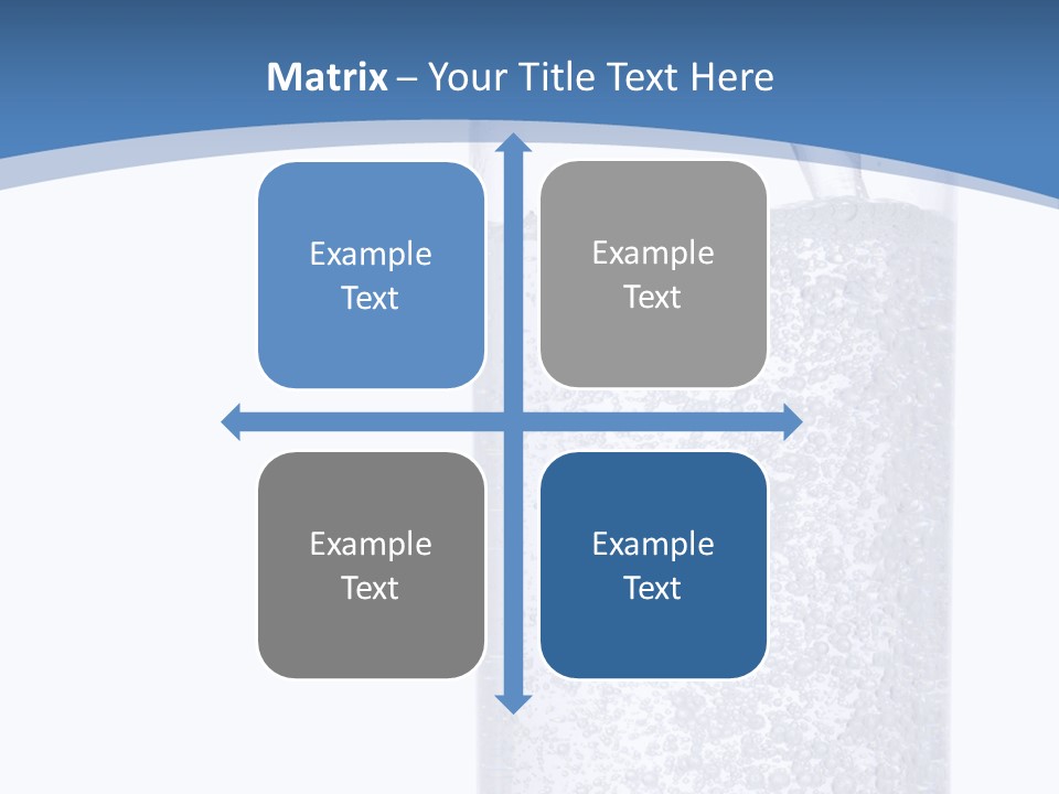 Mineral Freshness Healthy PowerPoint Template