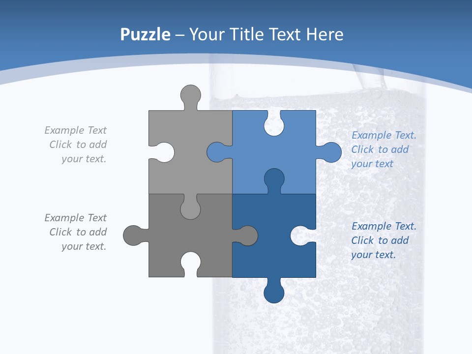 Mineral Freshness Healthy PowerPoint Template