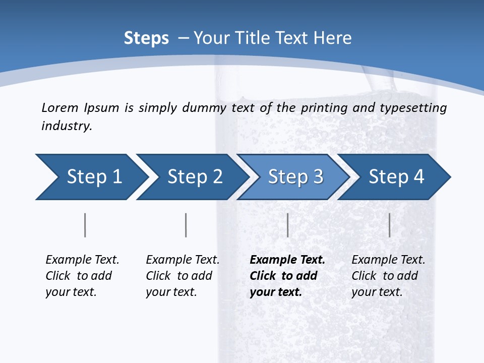 Mineral Freshness Healthy PowerPoint Template