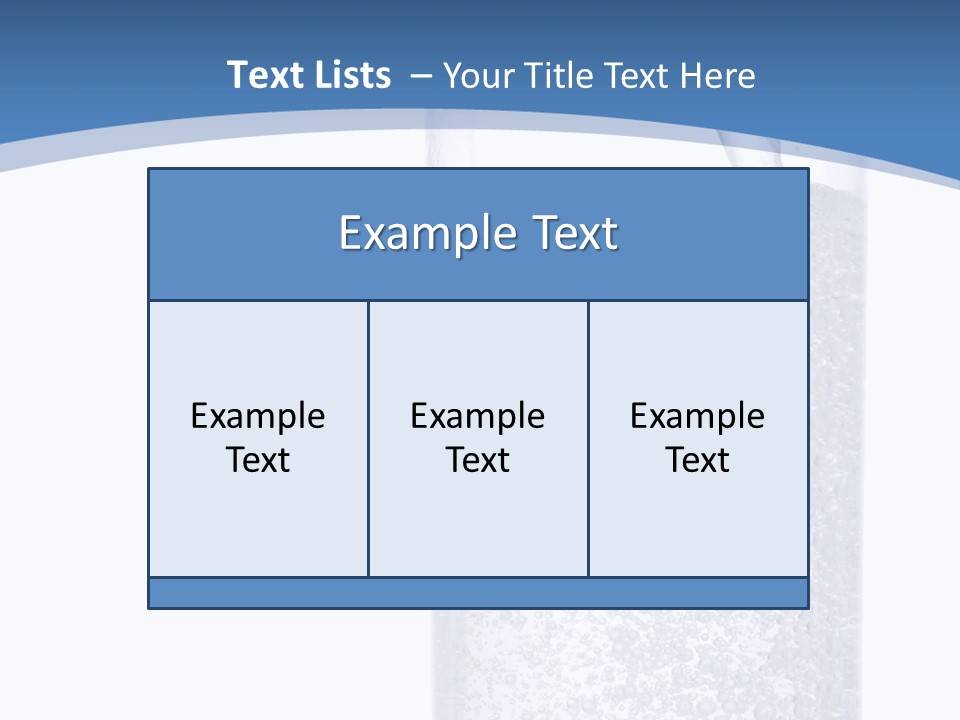 Mineral Freshness Healthy PowerPoint Template