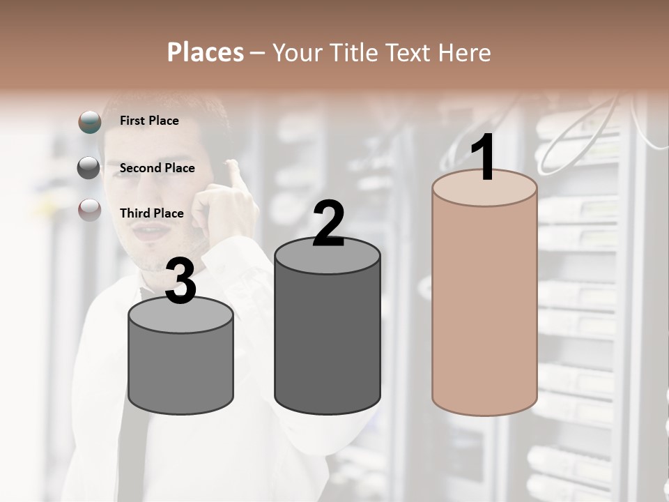 System Technology Routers PowerPoint Template