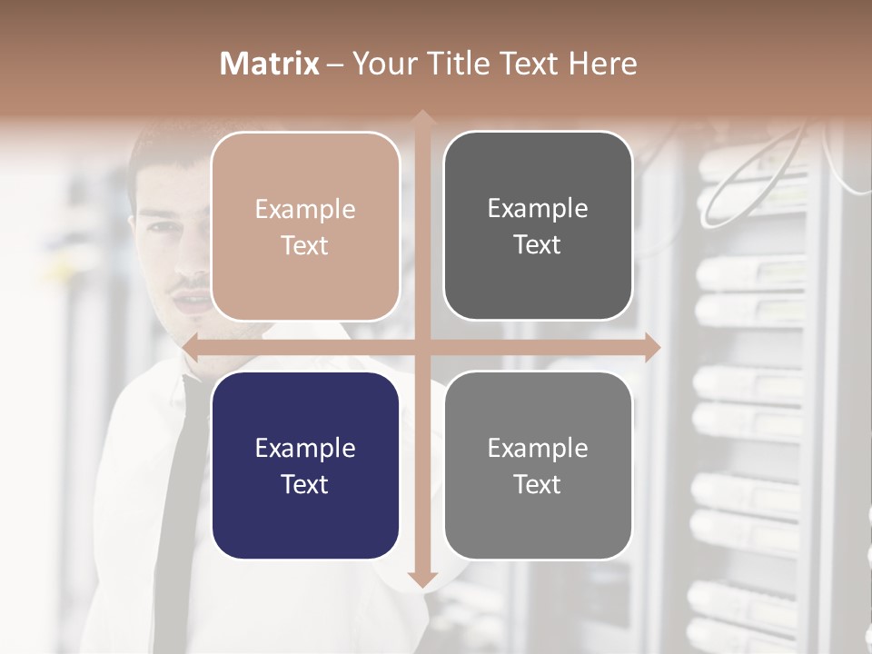 System Technology Routers PowerPoint Template