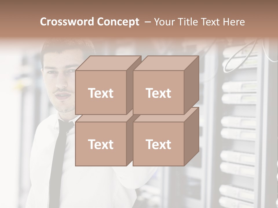 System Technology Routers PowerPoint Template